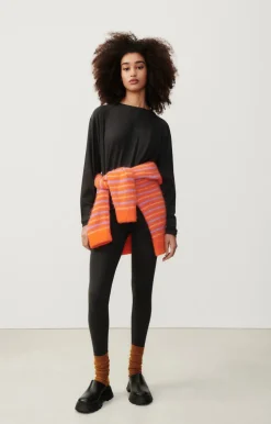 Damen American Vintage |Damenleggings Ypawood Kohlenstoff Meliert