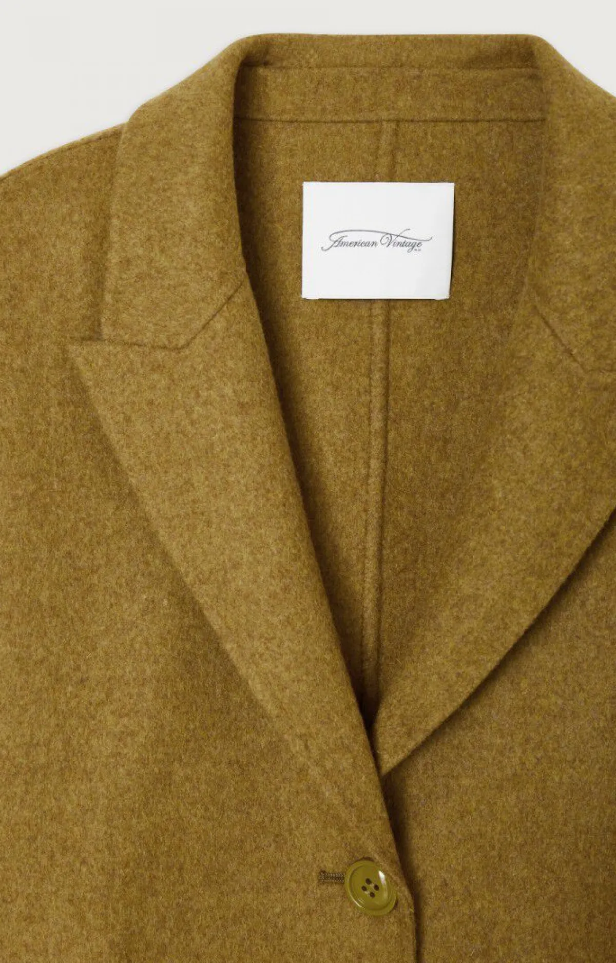 Damen American Vintage |Damenmantel Dadoulove Kamel Meliert