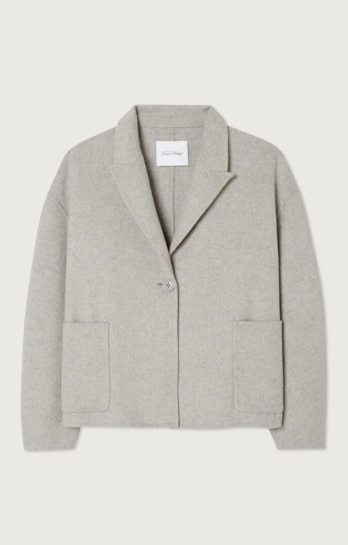 Damen American Vintage |Damenmantel Dadoulove Vlies Meliert