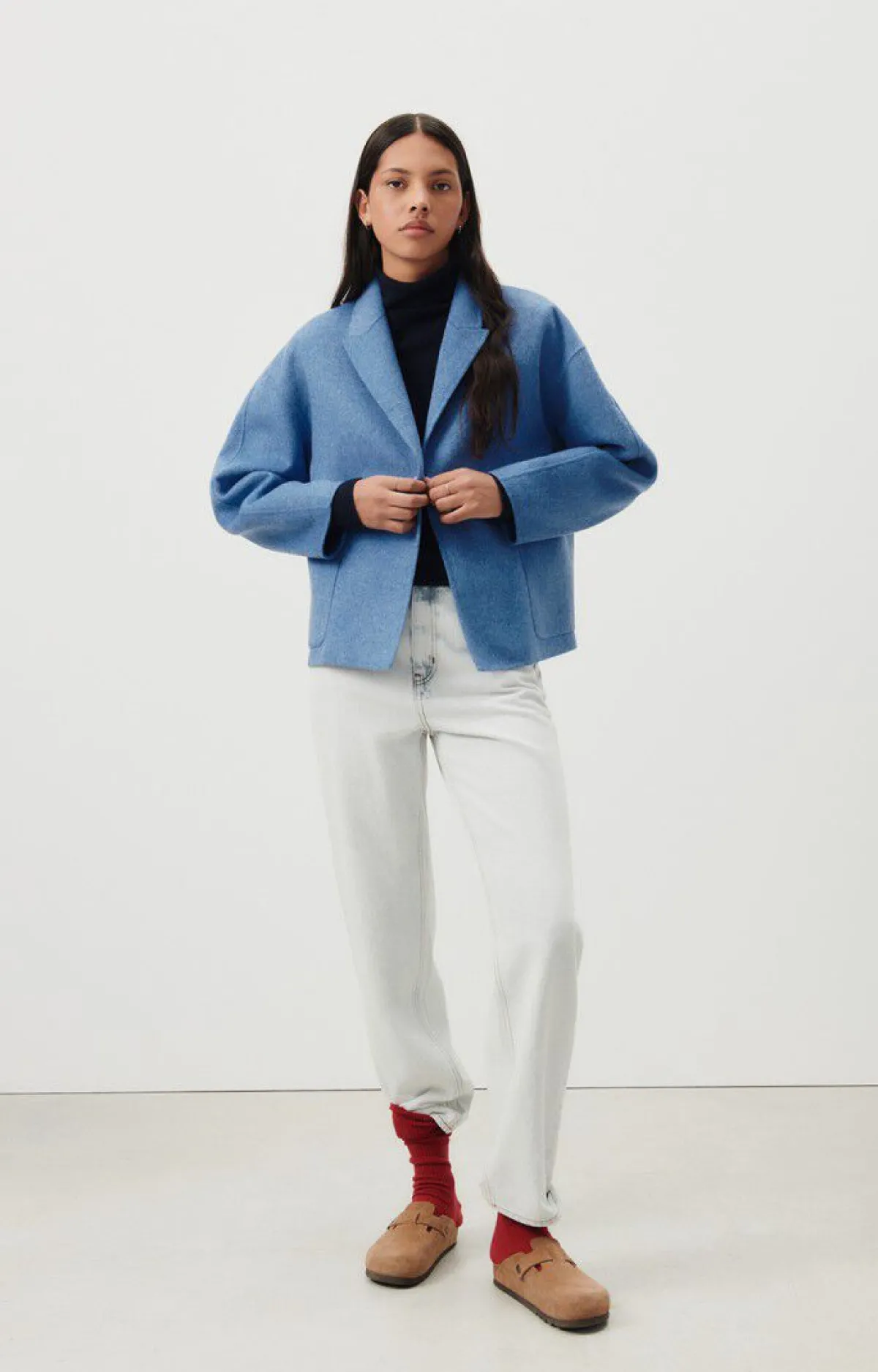 Damen American Vintage |Damenmantel Dadoulove See Meliert