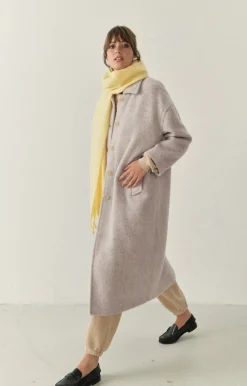 Damen American Vintage |Damenmantel Roly Grau Meliert