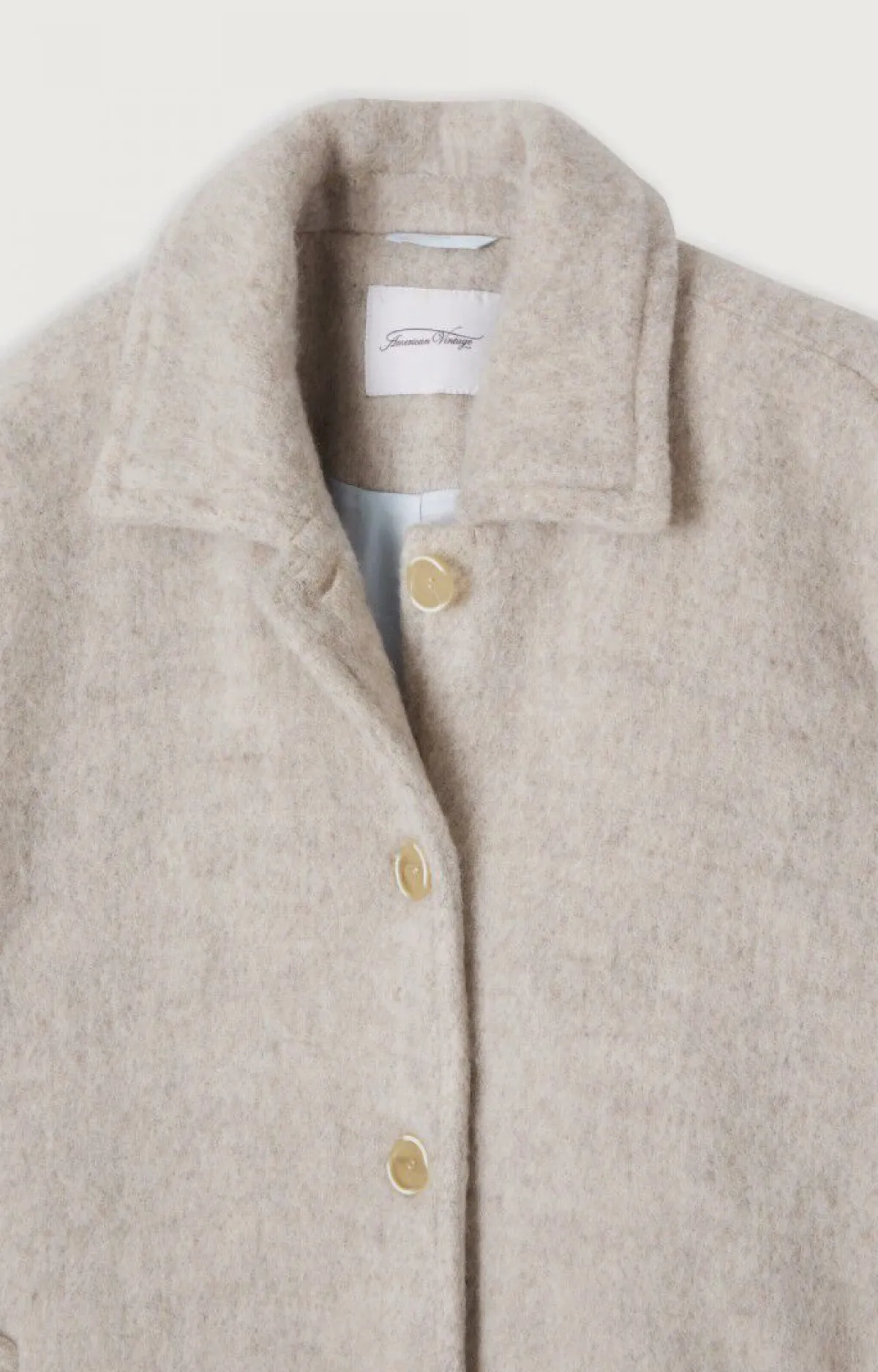 Damen American Vintage |Damenmantel Roly Grau Meliert