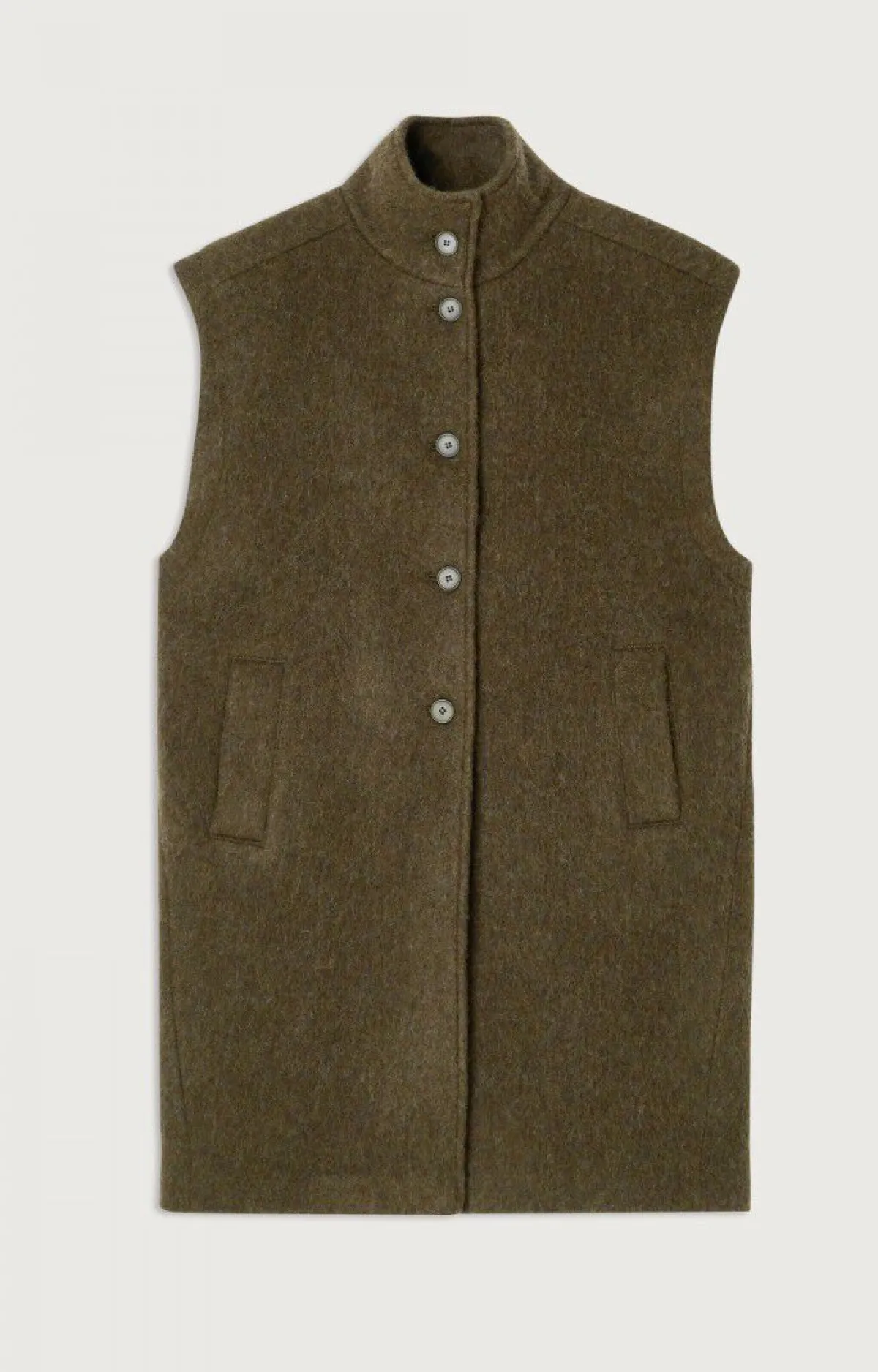 Damen American Vintage |Damenmantel Roly Spargel Meliert