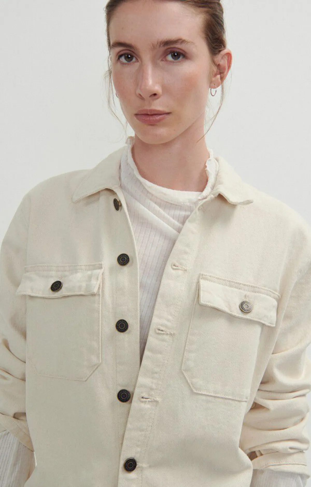 Damen American Vintage |Damenoverall Snopdog Ecru