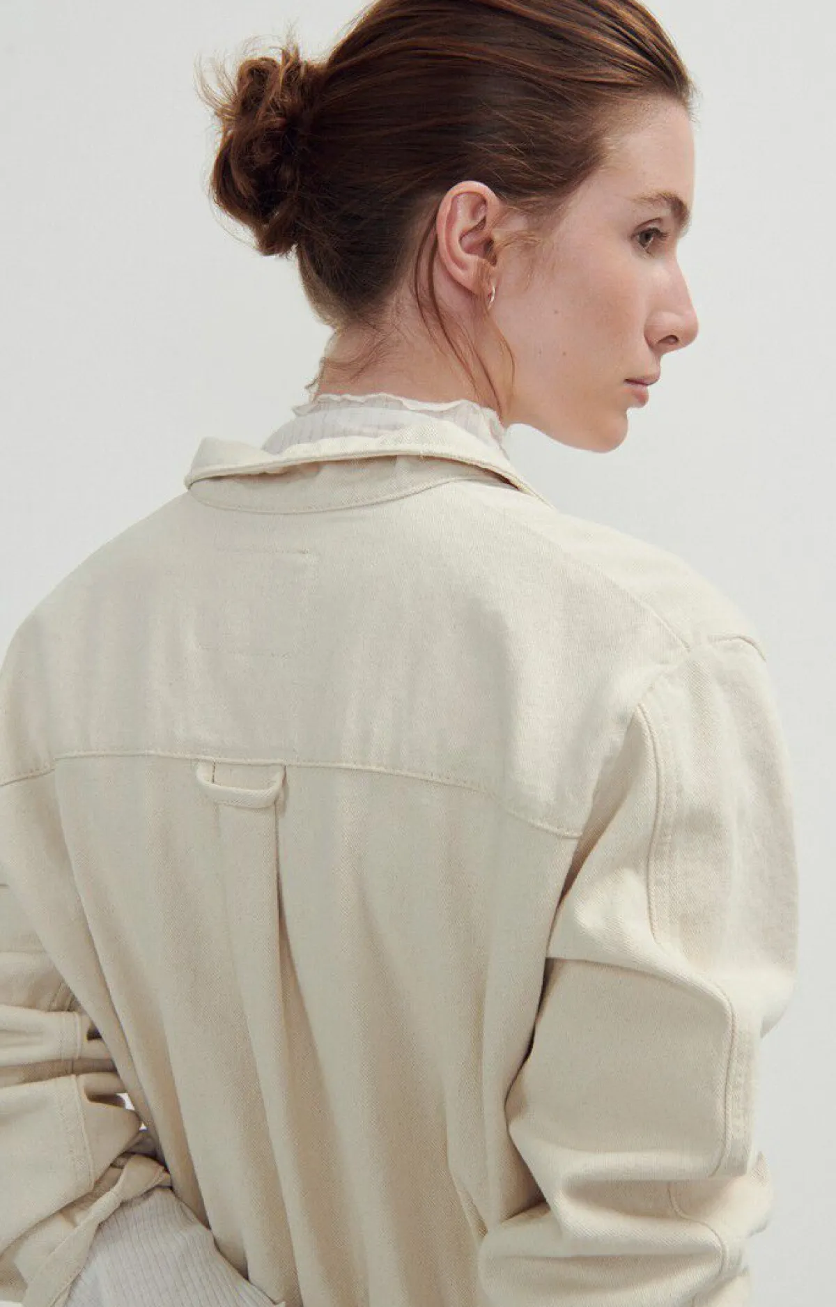 Damen American Vintage |Damenoverall Snopdog Ecru