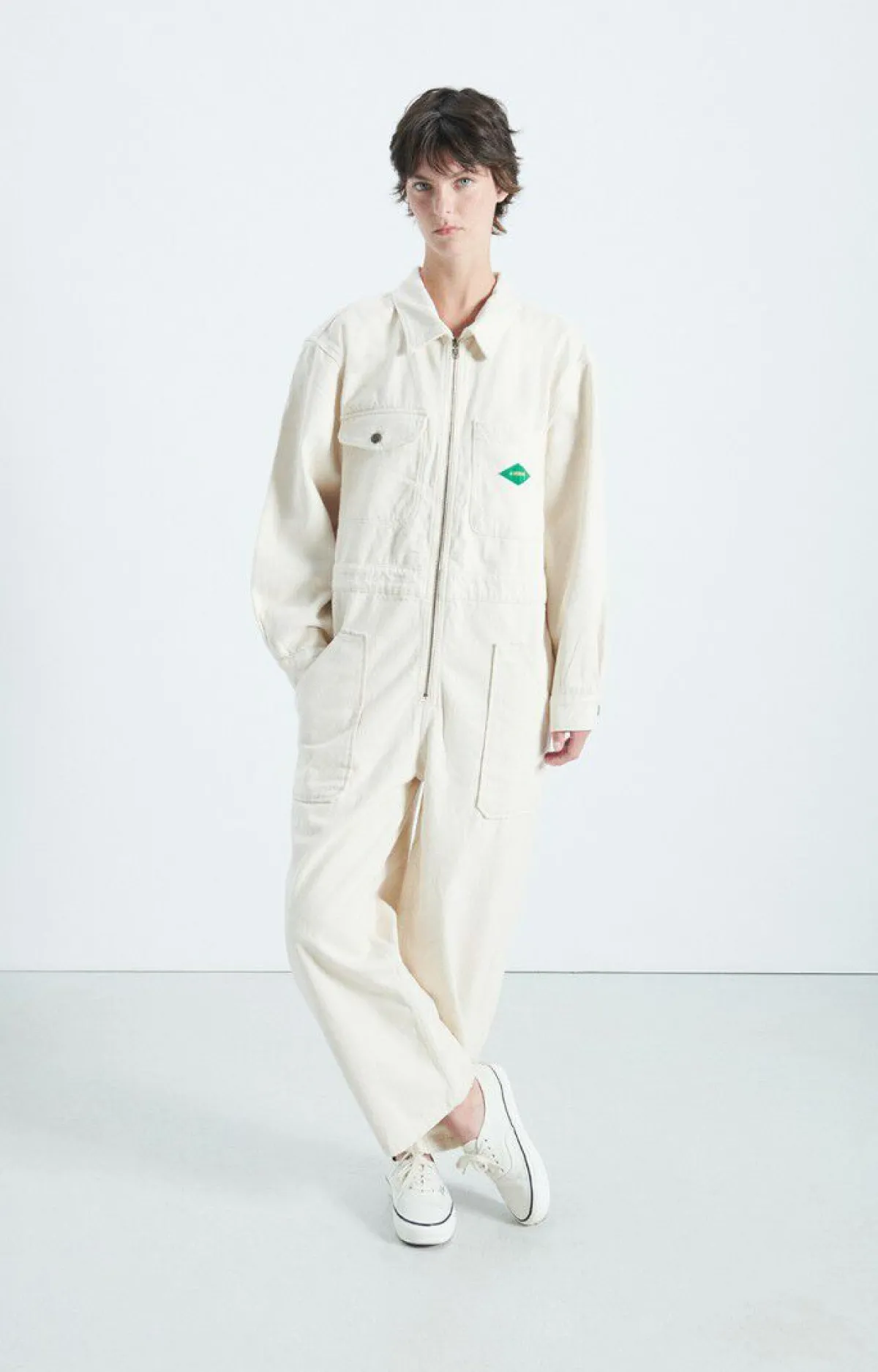 Damen American Vintage |Damenoverall Spywood Ecru