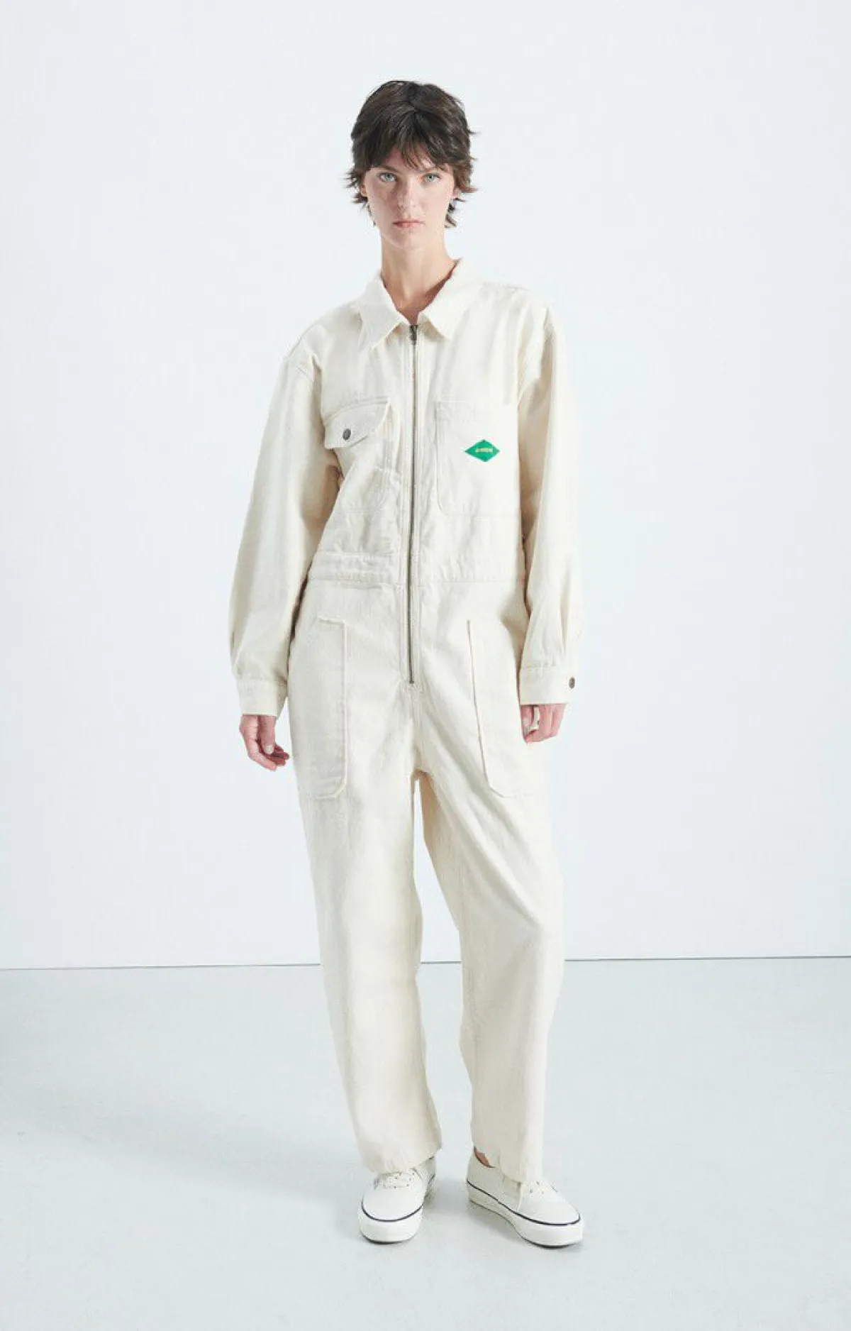 Damen American Vintage |Damenoverall Spywood Ecru