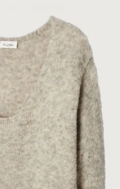 Damen American Vintage |Damenpullover Cikoya Vlies Meliert