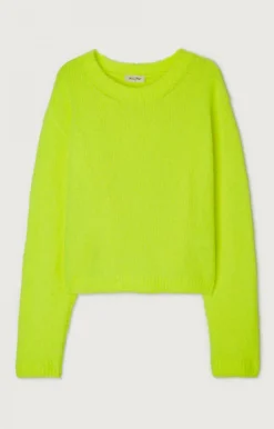 Damen American Vintage |Damenpullover Cikoya Neongelb