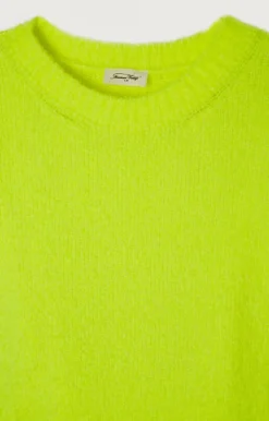 Damen American Vintage |Damenpullover Cikoya Neongelb