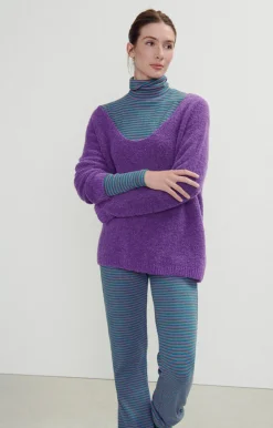 Damen American Vintage |Damenpullover Cikoya Violett