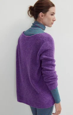 Damen American Vintage |Damenpullover Cikoya Violett