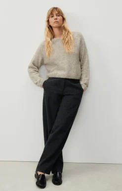 Damen American Vintage |Damenpullover Cikoya Vlies Meliert