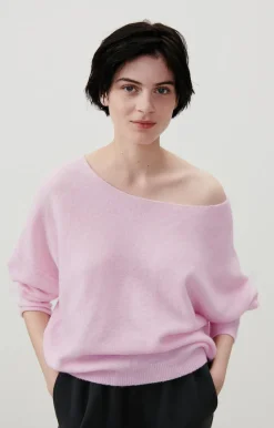 Damen American Vintage |Damenpullover Damsville Geleebohne Meliert