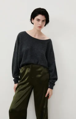 Damen American Vintage |Damenpullover Damsville Platzregen Meliert