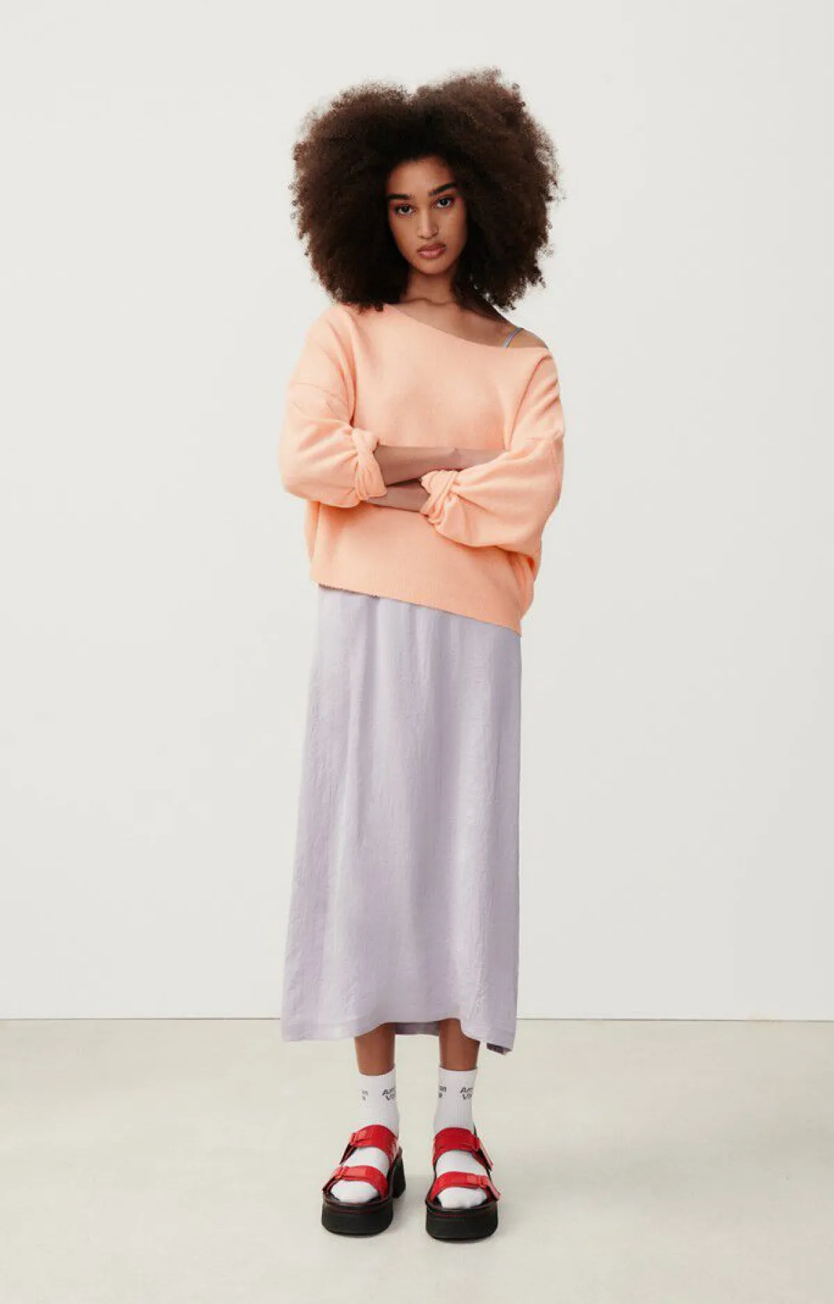 Damen American Vintage |Damenpullover Damsville Camelia Meliert