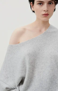 Damen American Vintage |Damenpullover Damsville Grau Meliert