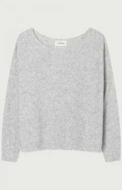 Damen American Vintage |Damenpullover Damsville Grau Meliert
