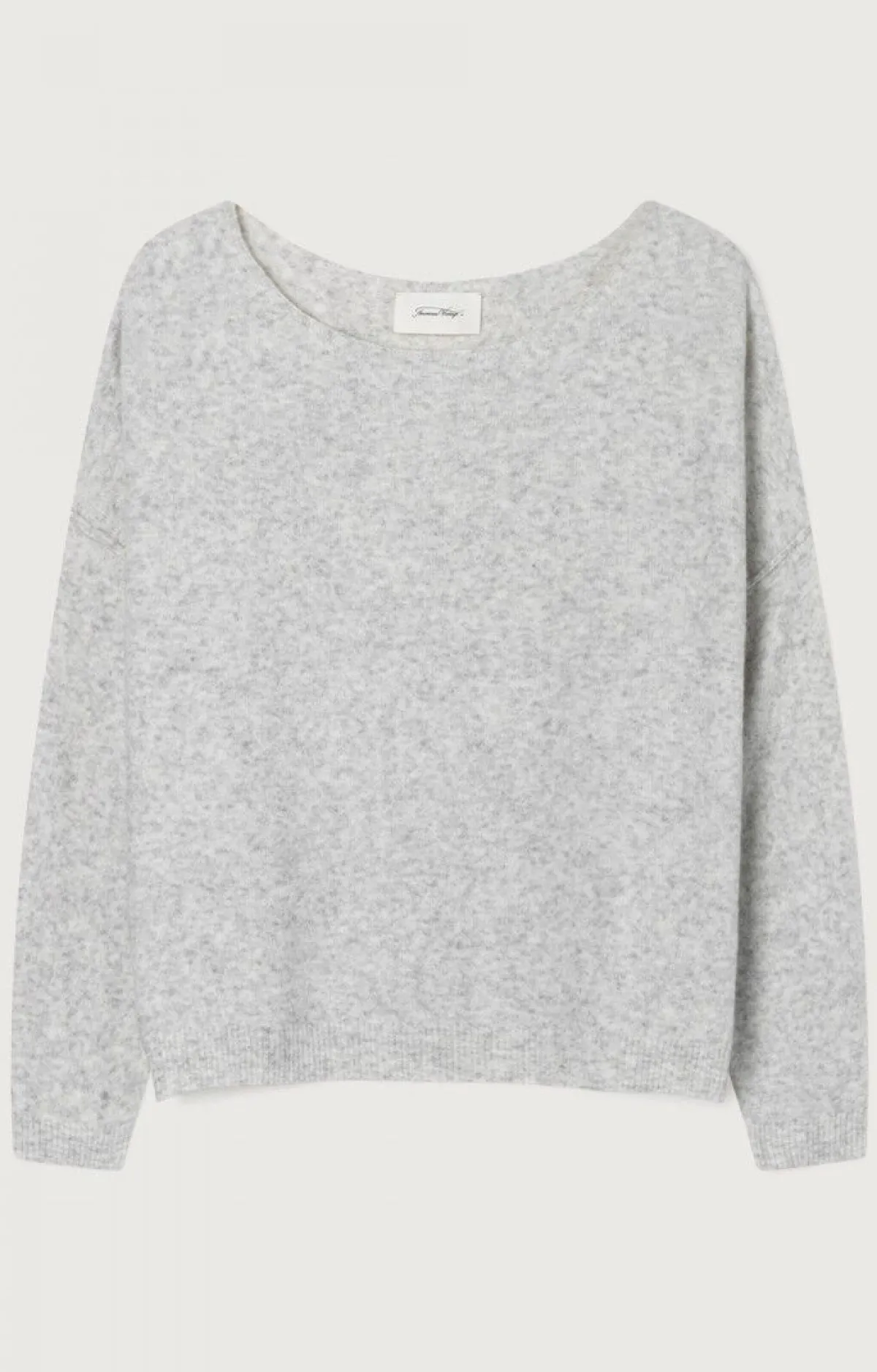 Damen American Vintage |Damenpullover Damsville Grau Meliert