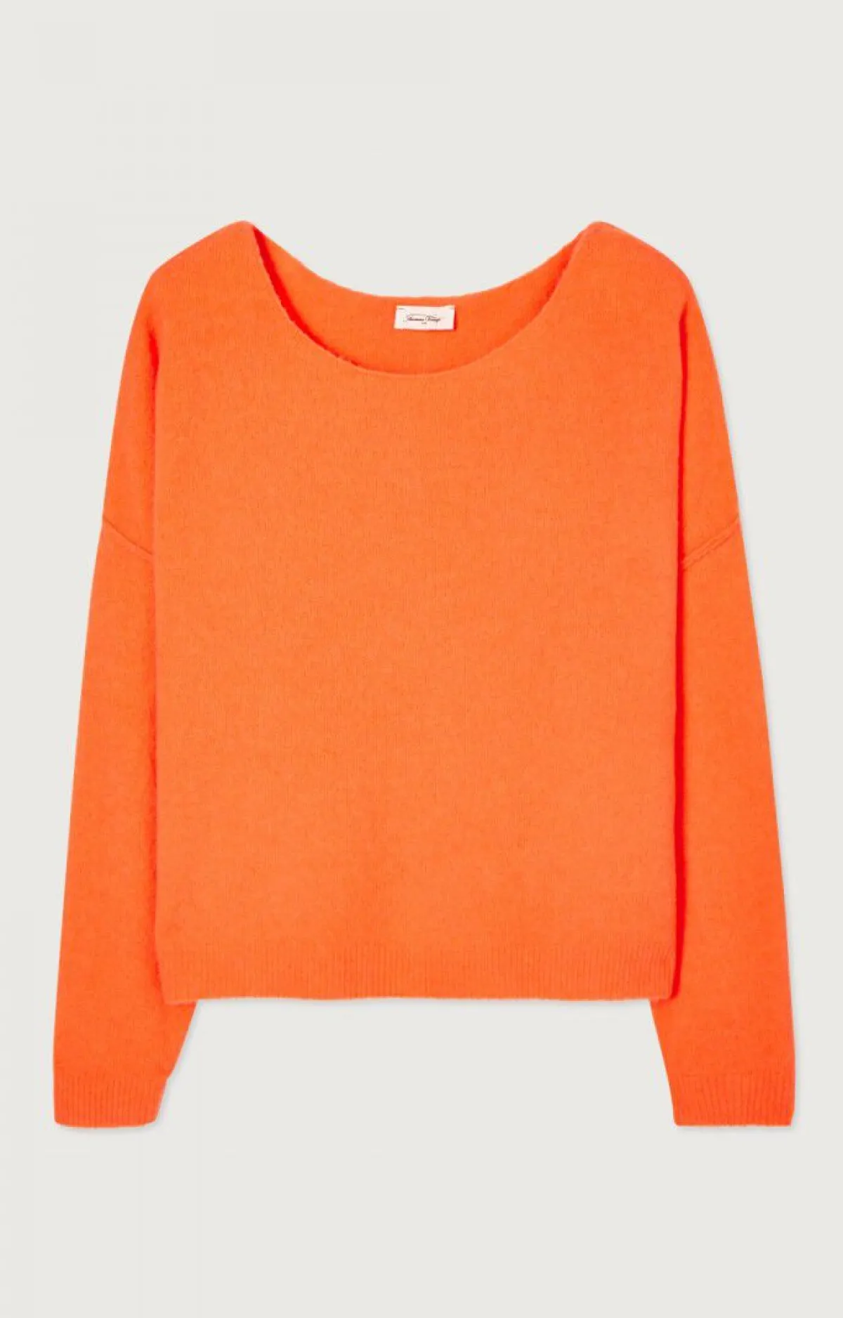 Damen American Vintage |Damenpullover Damsville Leuchtendes Orange