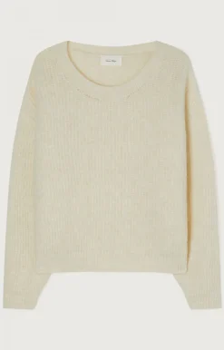 Damen American Vintage |Damenpullover East Perlmutt Meliert