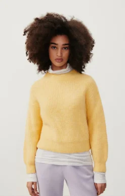 Damen American Vintage |Damenpullover East Limonade Meliert