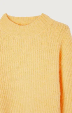 Damen American Vintage |Damenpullover East Limonade Meliert