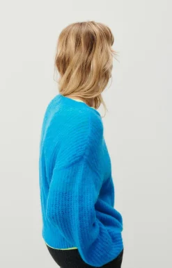 Damen American Vintage |Damenpullover East Himmlisch Meliert