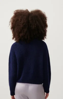 Damen American Vintage |Damenpullover East Navy Meliert
