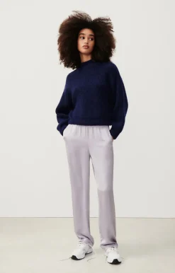 Damen American Vintage |Damenpullover East Navy Meliert
