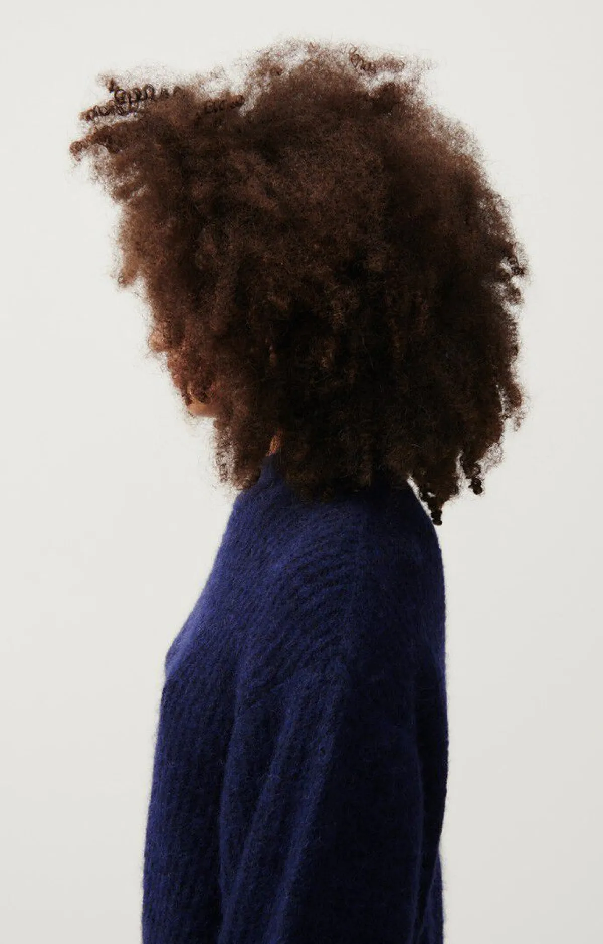 Damen American Vintage |Damenpullover East Navy Meliert