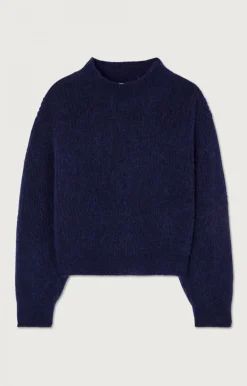 Damen American Vintage |Damenpullover East Navy Meliert