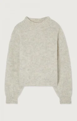 Damen American Vintage |Damenpullover East Pulverschnee Meliert