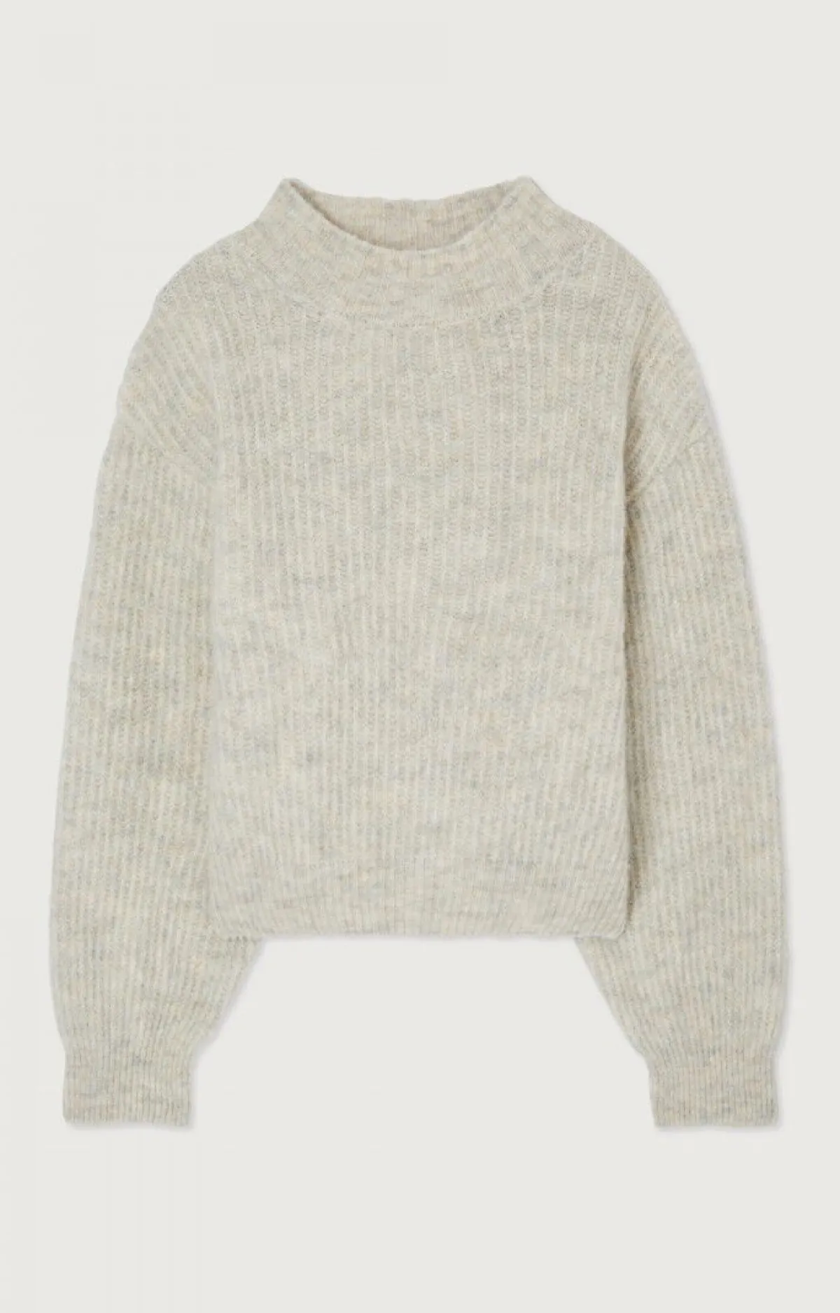 Damen American Vintage |Damenpullover East Pulverschnee Meliert