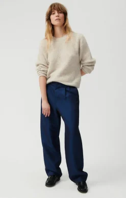 Damen American Vintage |Damenpullover East Pulverschnee Meliert