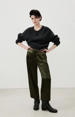 Damen American Vintage |Damenpullover East Anthrazit Meliert