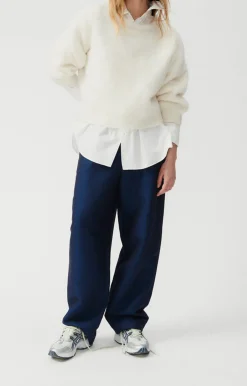 Damen American Vintage |Damenpullover Foubay Taube Meliert