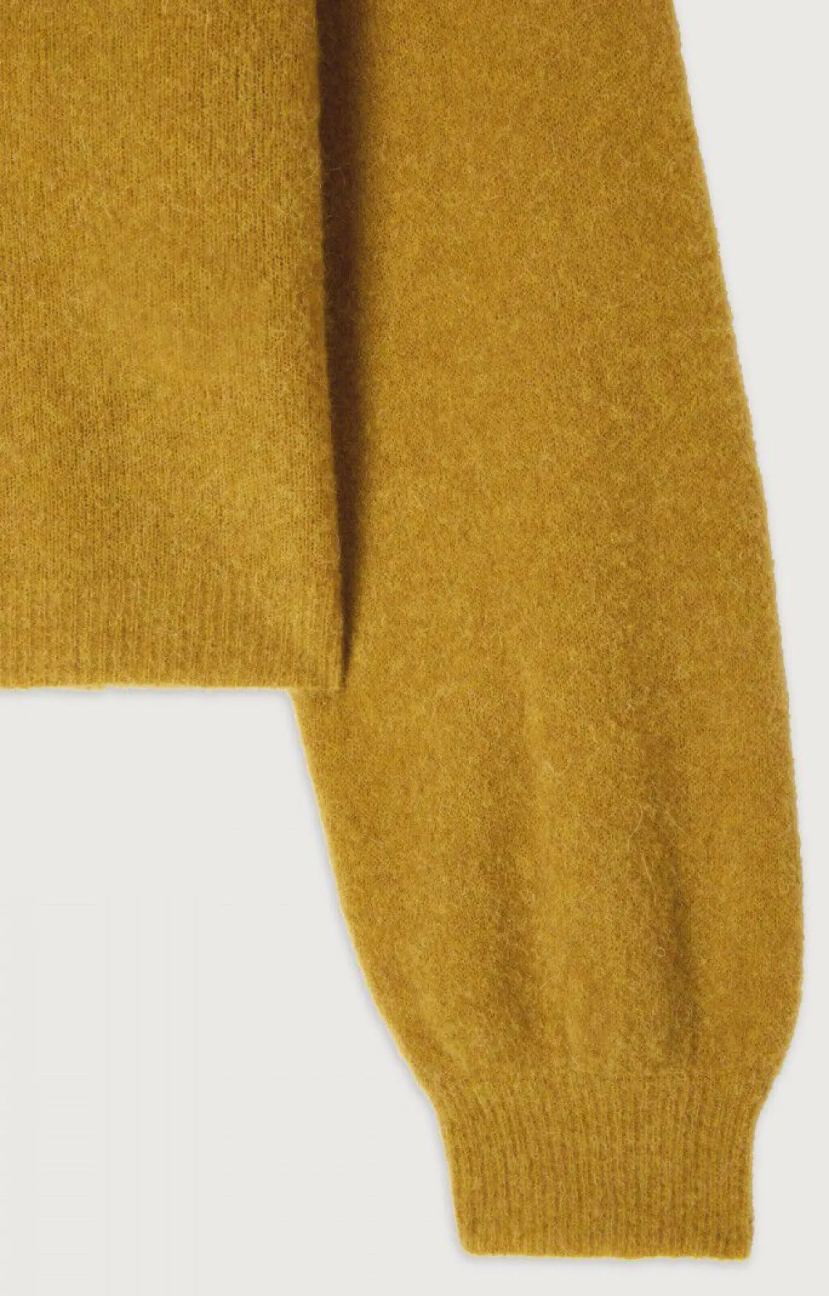 Damen American Vintage |Damenpullover Razpark Safran Meliert