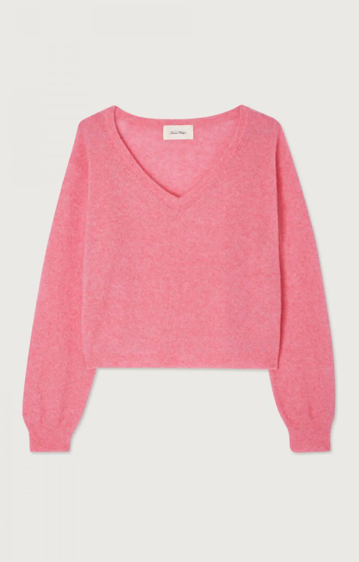 Damen American Vintage |Damenpullover Razpark Candy Pink Meliert