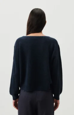 Damen American Vintage |Damenpullover Razpark Abysse Meliert