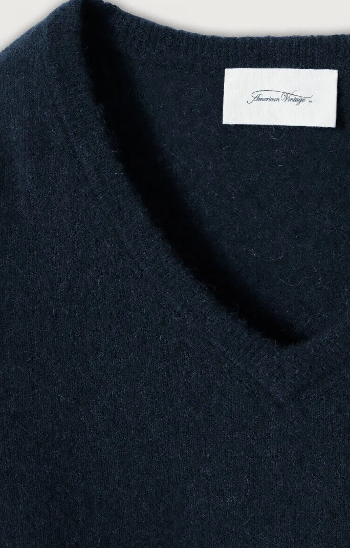 Damen American Vintage |Damenpullover Razpark Abysse Meliert