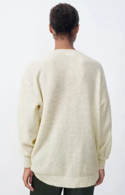 Damen American Vintage |Damenpullover Razpark Ecru Multimeliert