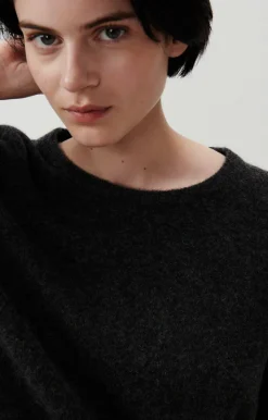 Damen American Vintage |Damenpullover Razpark Fledermaus Meliert