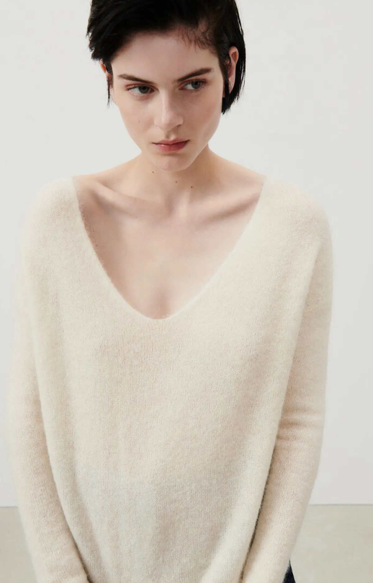 Damen American Vintage |Damenpullover Tyji Perlmutt