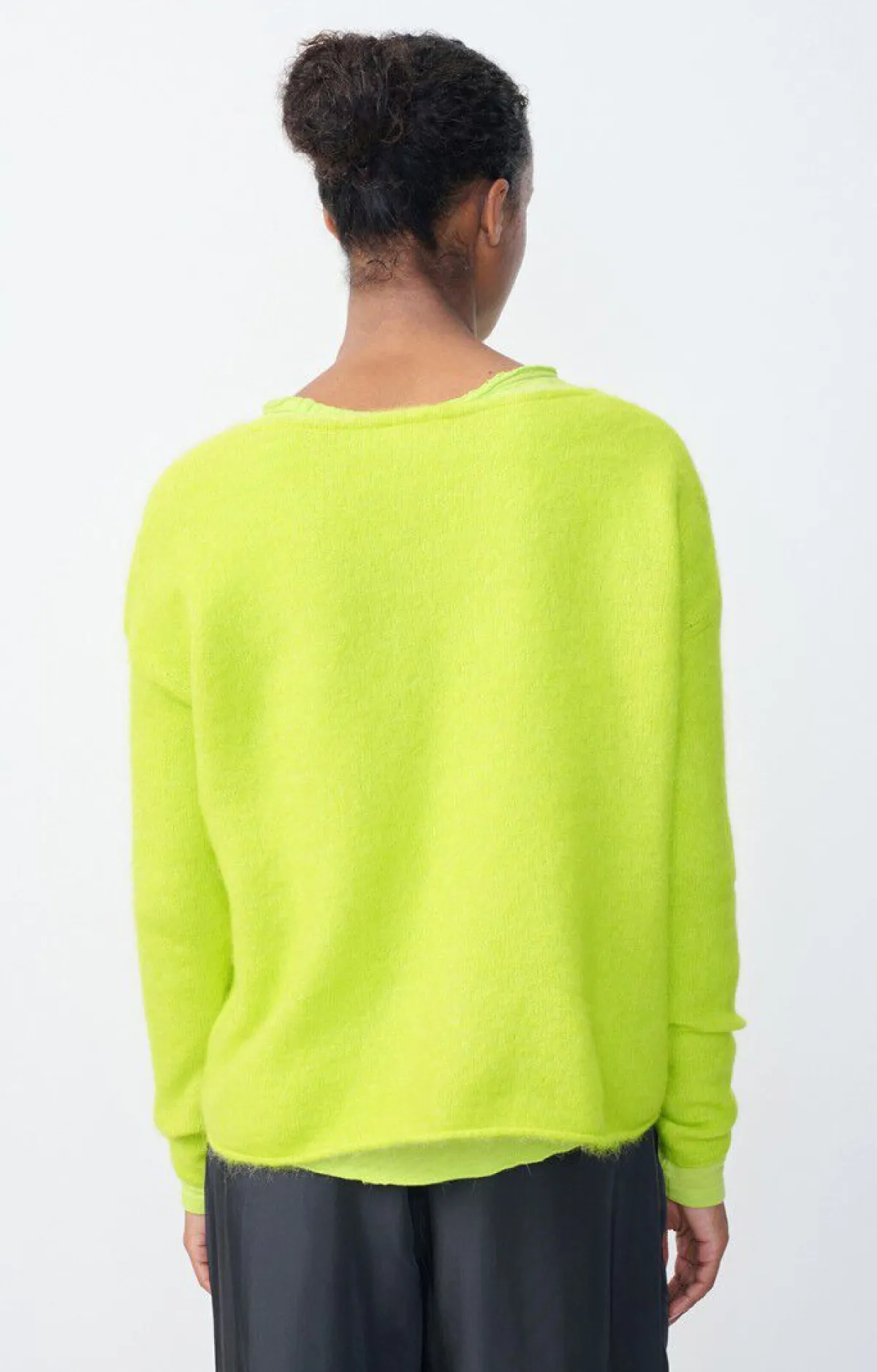 Damen American Vintage |Damenpullover Tyji Neongelb