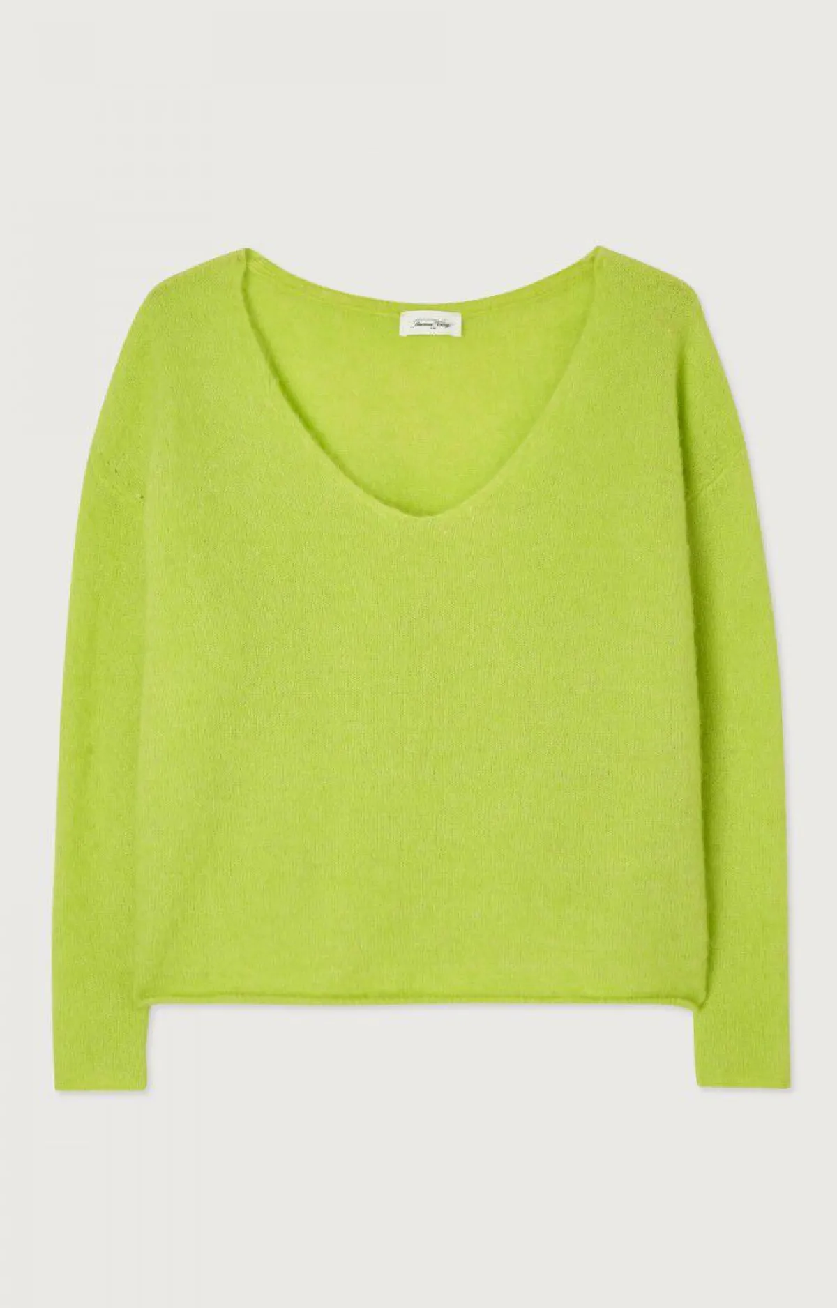 Damen American Vintage |Damenpullover Tyji Neongelb