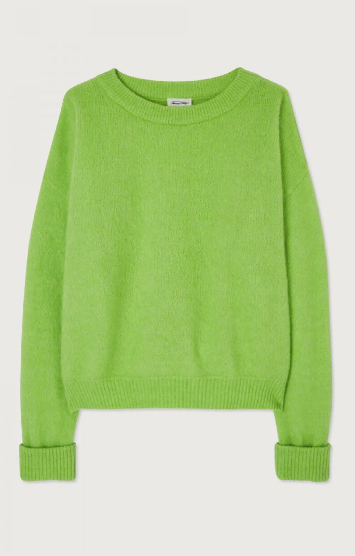 Damen American Vintage |Damenpullover Vitow Pistazie Meliert