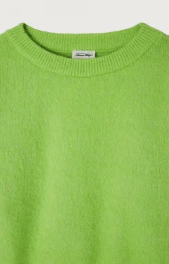 Damen American Vintage |Damenpullover Vitow Pistazie Meliert