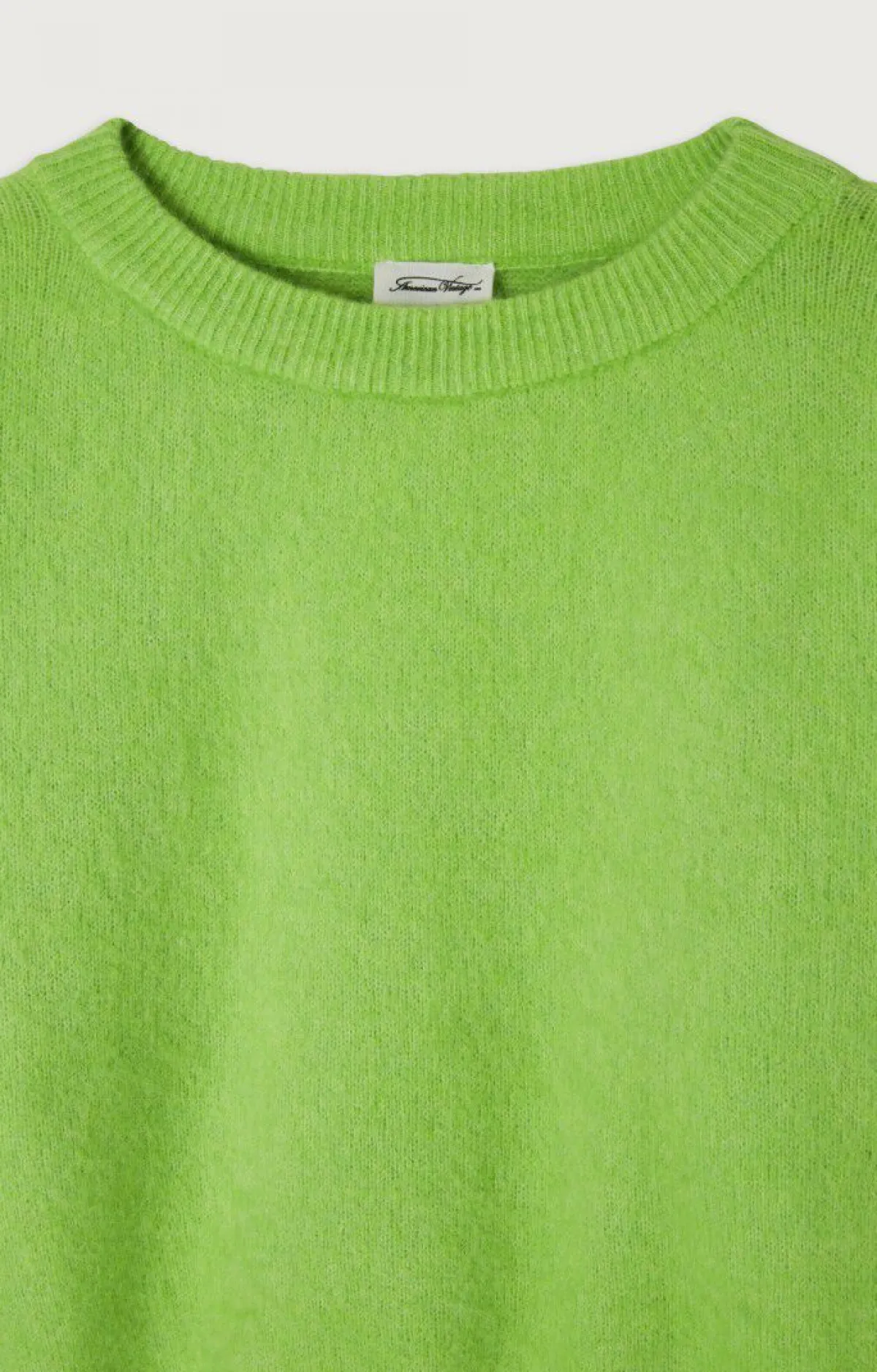 Damen American Vintage |Damenpullover Vitow Pistazie Meliert