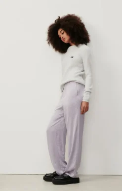 Damen American Vintage |Damenpullover Vitow Blaues Dragee Meliert